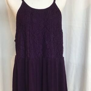 Torrid size 2 sexy dark purple lacey top